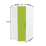 Шкаф угловой L209.60 L/R