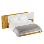 Кровать двуспальная Lazio с парящим эффектом и мягкой спинкой L142 , 140x200