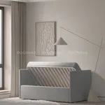 Кровать с подъемным механизмом и ящиком для белья с бортиком LINE 1, 90х160