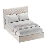 Кровать двуспальная мягкая САРА  с подъемным механизмом, 160x200