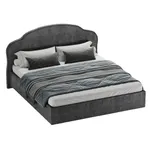 Кровать двуспальная мягкая ВЕРДИ с подъемным механизмом, 140x200