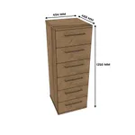 Комод высокий 5 ящиков C-705