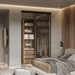 Стеклянная перегородка для гардеробной GRACE 1