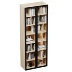 Шкаф-стеллаж со стеклянными фасадами с подсветкой R212