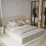 Кровать двуспальная мягкая QUADRO-soft  с подъемным механизмом, 140x200