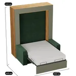 Шкаф-кровать трансформер L950-60.140, 140x200