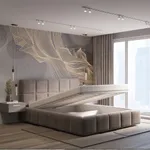 Кровать двуспальная мягкая КВАДРО-СОФТ с подъемным механизмом, 140x200