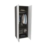 Шкаф 2 дверный с зеркалом, фасады в эмали LE210.60-2Z