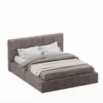 Кровать двуспальная мягкая КВАДРО-СОФТ  с подъемным механизмом, 180x200