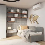 Мягкая кровать-диван ЗУМА L/R с подъемным механизмом, 90x190