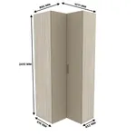 Шкаф угловой L207 L/R