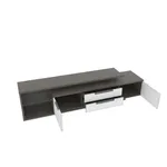 Тумба TV напольная с подсветкой, фасады в эмали LE507 L/R