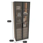 Шкаф с встроенными ящиками с подсветкой R215.2