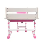 Комплект парта + стул трансформеры Carezza Pink-w FUNDESK
