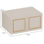 Антресоль на двухдверный шкаф глубиной 619 мм А490.60