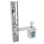 Стол-стеллаж, фрезерованные фасады в эмали LE403.44 L/R