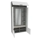 Секция с зеркалом и полками с подсветкой LG408