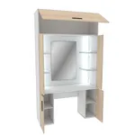 Стол туалетный с секцией и зеркалом с подсветкой  L404.44