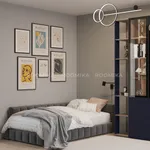 Кровать односпальная мягкая с ортопедической решеткой КВАДРО