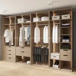 Шкаф для спальни с четырьмя ящиками и штангой с подсветкой R210.60-3