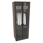 Шкаф для спальни со штангой и брючницей с подсветкой R210.60-5