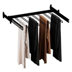 BELLE  Вешалка для брюк, 700 мм, цвет черный, BE70TRBL