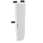 Шкаф завершающий с дверью P232.3 L/R