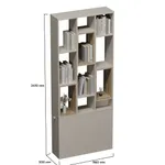 Стеллаж-тумба перегородка со вставками LG239.90