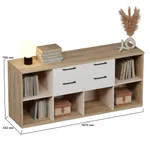 Cтеллаж для игрушек с ящиками L405