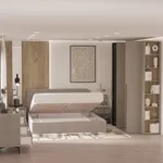 Кровать двуспальная мягкая ФЛАЙ с подъемным механизмом, 140x200