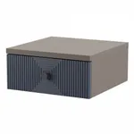 Тумба прикроватная подвесная, фрезерованные фасады в эмали LE709