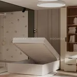Мягкая кровать-подиум с коробом для хранения, 120x200