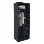 Шкаф 2 дверный, фрезерованные фасады в эмали LE210.60-4