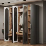 Лацио прихожая фрезерованные фасады в эмали 34