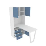 Cтол-стеллаж, фасады в эмали LE402 L/R