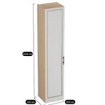 Шкаф однодверный для одежды A221.44-1