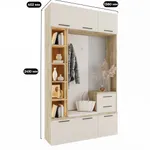 Секция с вешалкой и стеллажом L416