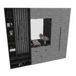 Lazio прихожая, фрезерованные фасады в эмали 31