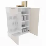 Шкаф напольный с подсветкой L202 L/R