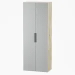 Шкаф 2 дверный, фрезерованные фасады в эмали LE210.44-1