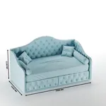 Кровать односпальная мягкая МОНИКА, 90x190