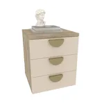 Тумба прикроватная 3 ящика L703