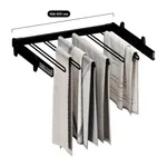 BELLE  Вешалка для брюк, 600 мм, цвет черный, BE60TRBL