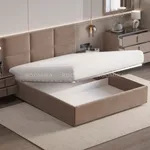 Кровать двуспальная мягкая ВЕРСАЛ с подъемным механизмом, 200x200