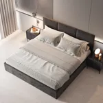 Кровать двуспальная мягкая ВЕРСАЛ с подъемным механизмом, 200x200