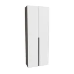 Шкаф двустворчатый, фасады в эмали LE-210.40-4