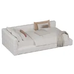 Кровать односпальная мягкая с ортопедической решеткой QUADRO-m, 90х200