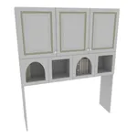 Надставка на стол с фигурными вставками A814