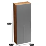 Шкаф двустворчатый L210.44-1