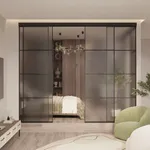 Перегородка для зониования пространства, стекло Сатинато GRACE 19